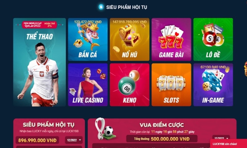 Nhiều siêu phẩm cá cược đẳng cấp